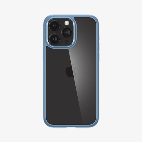 ACS07209 - iPhone 15 Series Ultra Hybrid Case in Natural Titanium showing the back